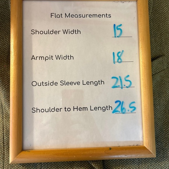 VINTAGE SIZE 9 GREEN COAT OVERSIZE BLAZER - Picture 6 of 6